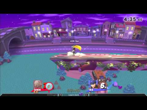 AGN Kid Goggles vs AGN San   Smash@York 5   Wii U Losers Semis