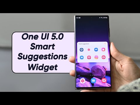 One UI 5.0 Smart Suggestions Widget | Large folders feature comes to Samsung?