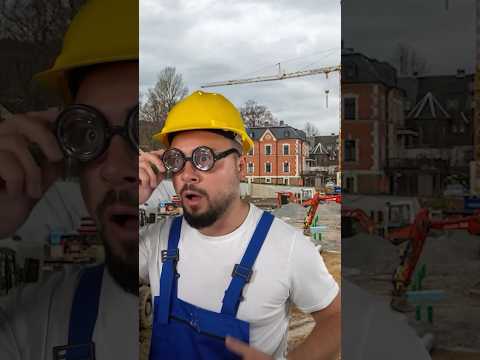 YOUTUBER auf der BAUSTELLE.. 2.0😂#dennome #funny #comedy #memes #bauleiter
