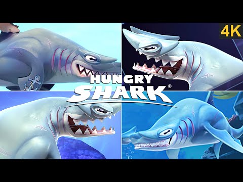GREAT HAMMERHEAD ALL TRAILER & MOVIE THROUGH THE YEARS!!! (2010 - 2022) HUNGRY SHARK WORLD 4K