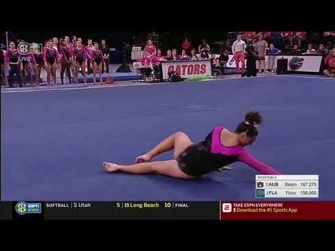 Amelia Hundley (Florida) 2019 Floor vs Auburn 9.875