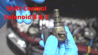 How To Check & Replace Shift Control Solenoid B & C for 98 to 02 Accord with Automatic Transmission