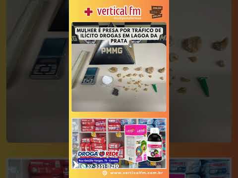MULHER É PRESA POR TRÁFICO DE ILÍCITO DROGAS EM LAGOA DA PRATA