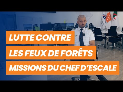 Missions du Chef d’escale et responsable de la mission de lutte contre les feux de forêts - TTA