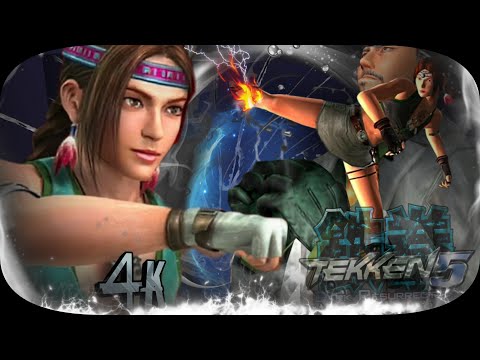 Julia Chang Hwoarang Moves vs Mirror Team Julia  Moves Tekken 5 Dark Resurrection UHD 4K 60 FPS