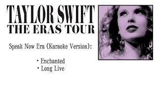 Taylor Swift - Speak Now Era (The Eras Tour) (Karaoke Version)