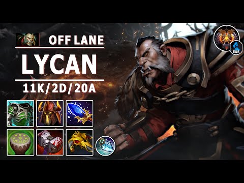 Lycan Off Lane | 7.30e | Great Comeback with Wolf Bite Slark | Dota 2 Immortal Gameplay