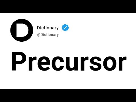 Precursor Meaning In English