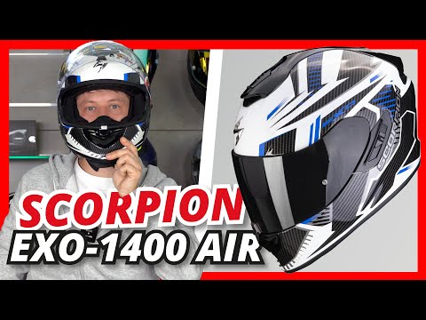Sporty full-face helmet with ingenious customizability & ECE 22.06 | Scorpion EXO-1400 EVO AIR