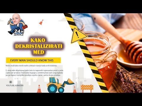 Kako vratiti med u tekuće stanje (decrystallization of honey)