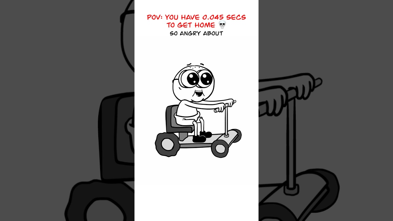 Road Rage 😠 (Animation Meme) Anim: ​⁠@CrewcutAnimation  #shorts