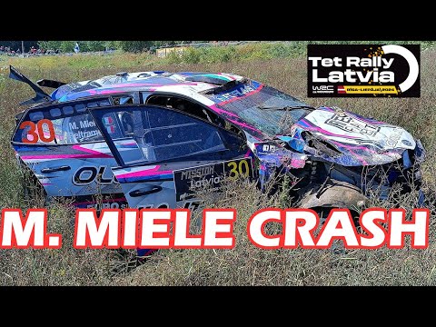 Tet Rally Latvia 2024 CRASH - Mauro Miele Crash