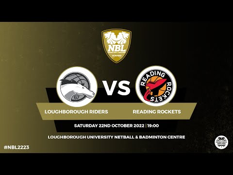 WNBL1: Loughborough Riders v Reading Rockets - 22/10/2022
