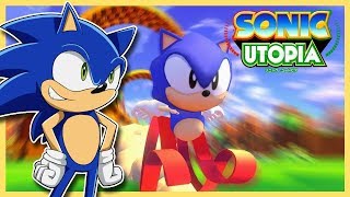 THIS GAME IS AMAZING!! Sonic Plays Sonic Utopia Demo