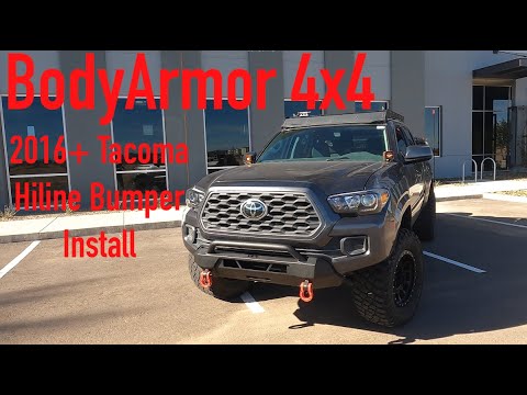 Body Armor 4x4 Hiline Bumper Install