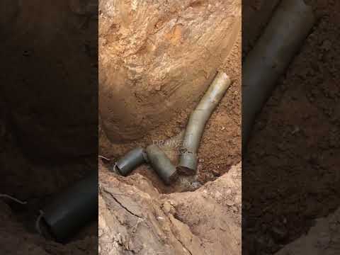 Insane drainage pipe unclogging!