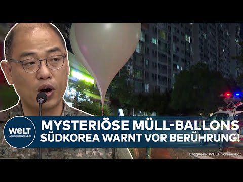 NORDKOREA: Brisanter Inhalt! Kim Jong Un schickt weitere Ballons über Grenze! Südkorea warnt Bürger