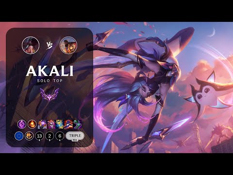 Akali Top vs K'Sante - EUW Master Patch 13.14