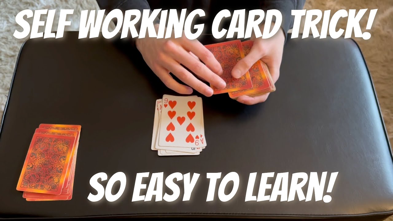 SELF WORKING Card At Any Number Trick - Tutorial