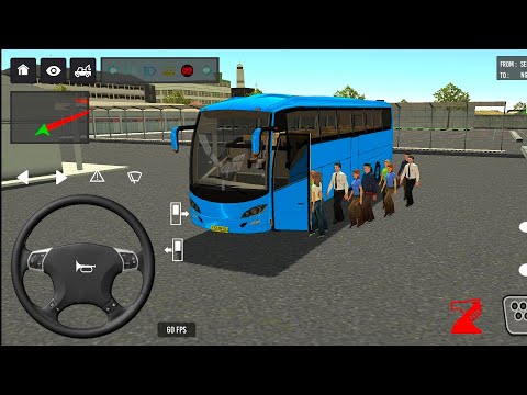 euro coach bus simulator 🌴🚌|| new coach bus simulator part-17 Android gameplay