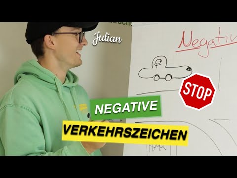 NEGATIVE VERKEHRSZEICHEN Theorie  💛💚