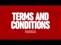 Mahalia Terms And Conditions Lyrics