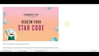 How To Get Free Starbucks Star Codes