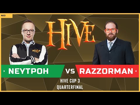 WC3 - Hive Cup #3 - Quarterfinal: [NE] Neytpoh vs. Razzorman [ORC] - NEW MAPS