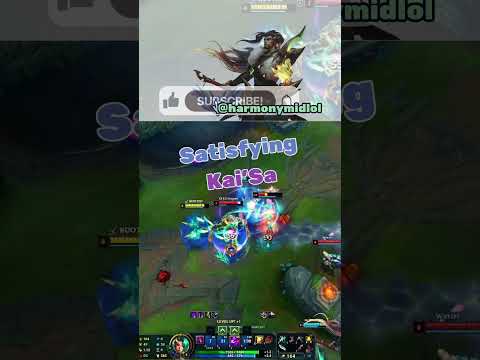 Kai'Sa is so Satisfying to play !  #leagueoflegends #lol  #gamingshorts #lolhighlights #outplay