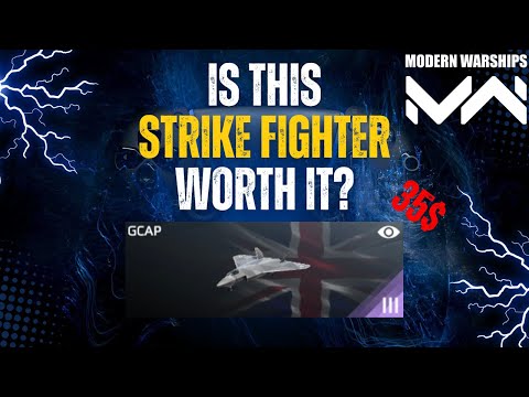 USS Nemesis with x2 GCAP new strike fighter🔥- Modern Warships 