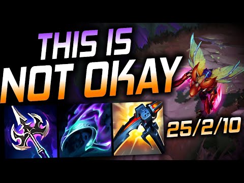 This FULL LETHALITY Kha'Zix build has ridiculous damage.