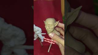 Escultura de Elfo em Plastilina! #elfo #escultura #plastilina #arte #massademodelar