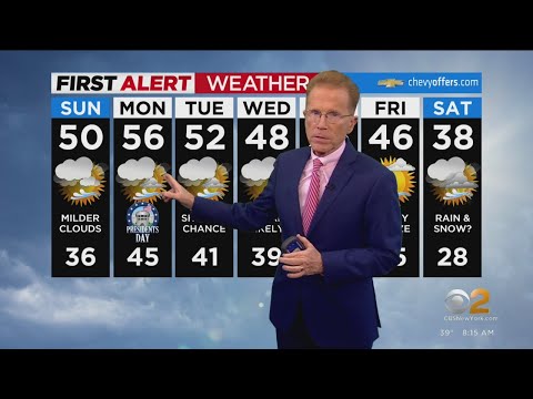 First Alert Weather: CBS2's 2/19 Sunday morning update