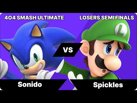 4o4 Smash Ultimate -  Sonido(Sonic) vs Spickles(Luigi)
