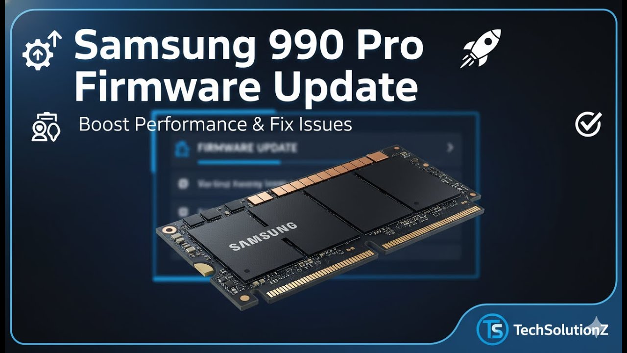 How to Update Samsung SSD 990 Pro Firmware | Samsung Magician Software Guide