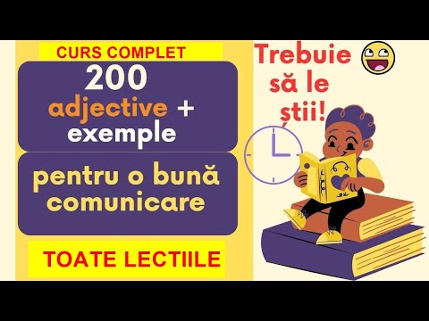 200 cele mai IMPORTANTE ADJECTIVE în germană! CURS INTENSIV COMPLET - 5 Lecții