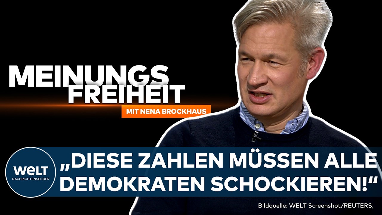 MEINUNGSFREIHEIT: Schockzahlen! Massiver Vertrauensverlust ins System! These von Ulf Poschardt