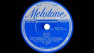 1931 Will Osborne - Home (When Shadows Fall) (Will Osborne, vocal)