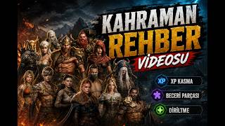 VIKING RISE KAHRAMAN REHBERİ! | XP KASMA, BECERİ PARÇASI & DİRİLTME