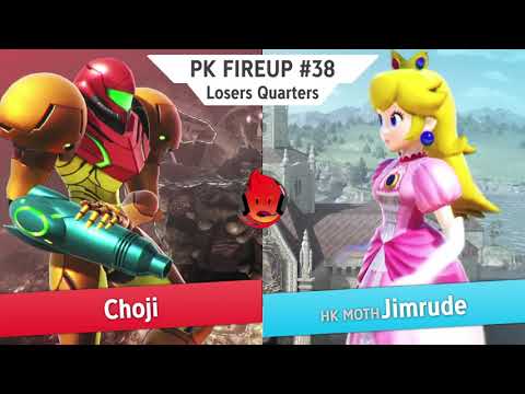 Choji (Samus) vs Jimrude (Peach, Palutena) - PK Fireup #38 Losers Quarter Finals