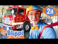 Blippi S Vroom Vroom Vehicle Show Firetruck NEW EPISODE Educational Videos For Kids