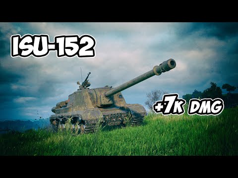 ISU-152 - 7 Frags 7K Damage - He can in 3 marks! - World Of Tanks