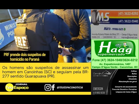 PRF prende dois suspeitos de homicídio no Paraná