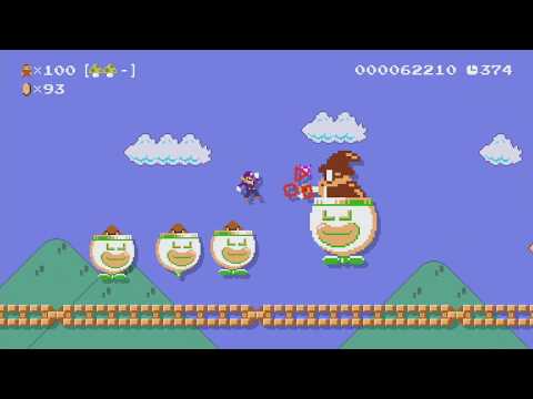 ABRUPT BUNGLE ~ Easy 100 Mario Challenge - Super Mario Maker - No Commentary 1bv