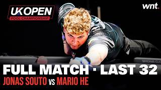 Jonas Souto vs Mario He | Last 32 | 2025 UK Open Pool Championship