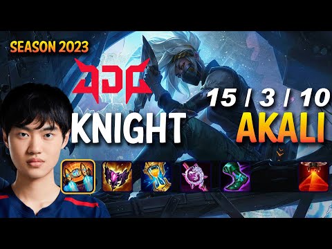 JDG Knight AKALI vs JAYCE Mid - Patch 13.21 KR Ranked