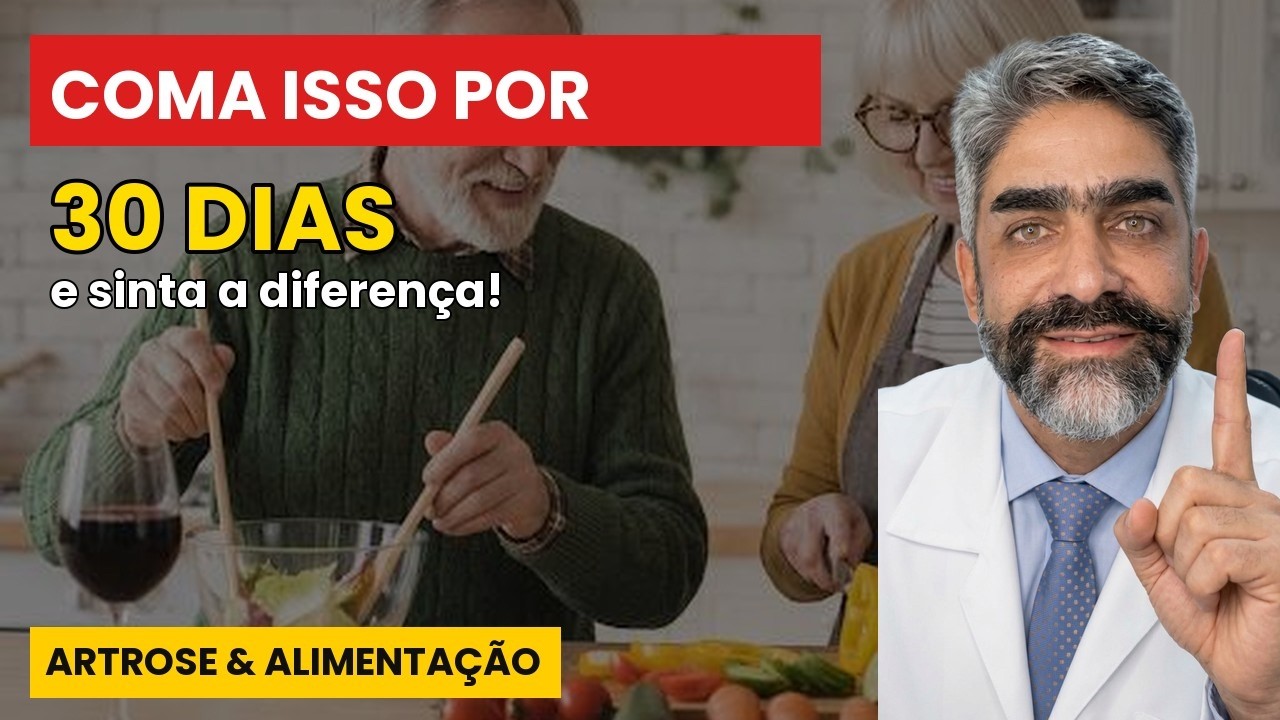 Vídeo do Prof. Dr. Daniel Fernandes sobre alimentação e artrose