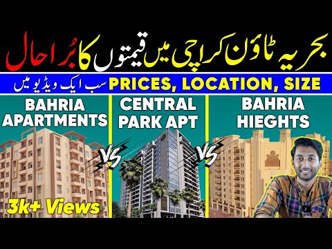 Apartment Prices In Bahria Town Karachi | Bahria Heights | Bahria Apartments | Central Park Apt