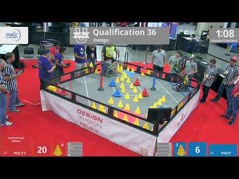 2018 VEXU Design Q36 - POLY1 vs YNOT - 79 to 0