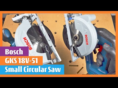 Bosch GKS 18V-51 Cordless Circular Saw Size Comparison with GKS 185-LI  #bosch  #powertools